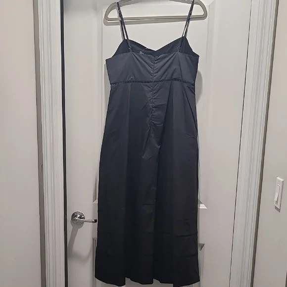 Forever 21 Black Midi Dress with Spaghetti Straps - Picture 3 of 5